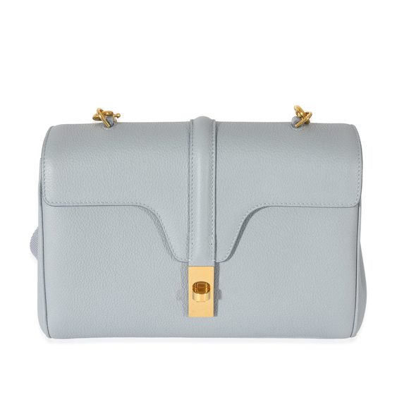Celine Arctic Blue Supple Grained Calfskin Teen Soft 16 Bag - Picture 1 of 9